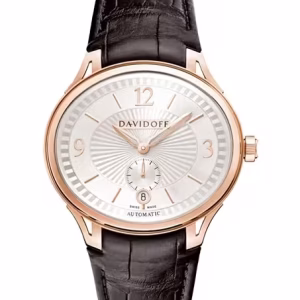 Davidoff Very Zino Solid Gold Silver Dial 20178