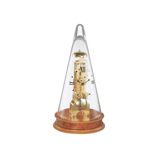 22716-070791 Hermle Skeleton Pyramid Yellow Saat