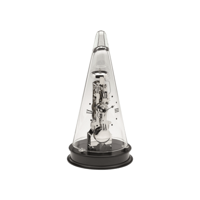 22995-740791 Hermle Skeleton Pyramid Chrome Saat