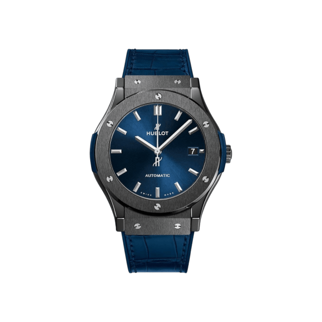 Classic Fusion Ceramic Blue 45mm